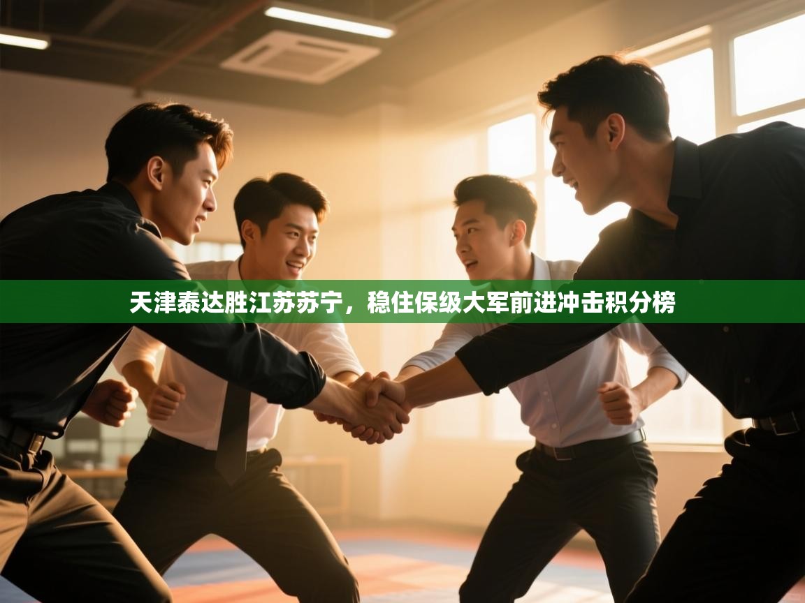 天津泰达胜江苏苏宁,稳住保级大军前进冲击积分榜 第2张